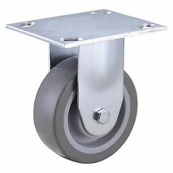 GRAINGER APPROVED NSF-Listed Plate Caster Rigid 275 lb., 33H908