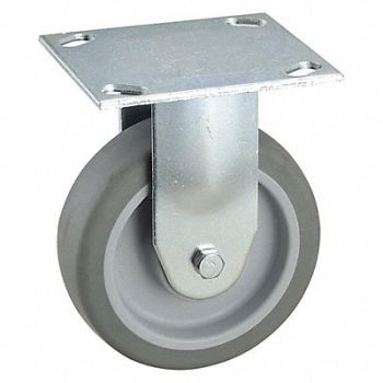 GRAINGER APPROVED NSF-Listed Plate Caster Rigid 300 lb., 33H909