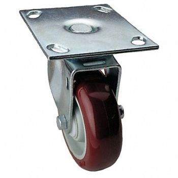 GRAINGER APPROVED NSF-Listed Plate Caster Swivel 450 lb., 33H912