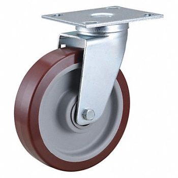 GRAINGER APPROVED NSF-Listed Plate Caster Swivel 450 lb., 33H913