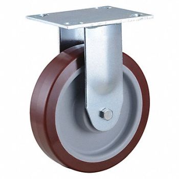 GRAINGER APPROVED NSF-Listed Plate Caster Rigid 450 lb., 33H916