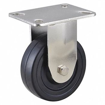 GRAINGER APPROVED NSF-Listed Plate Caster Rigid 200 lb., 33H920