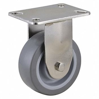 GRAINGER APPROVED NSF-Listed Plate Caster Rigid 275 lb., 33H932