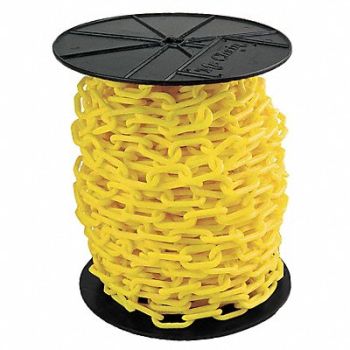 MR. CHAIN K6946 Plastic Chain 1-1/2In x 200 ft Yellow, 33HF97