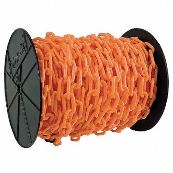 MR. CHAIN Plastic Chain 1-1/2In x 200 ft Orange, 33HF99