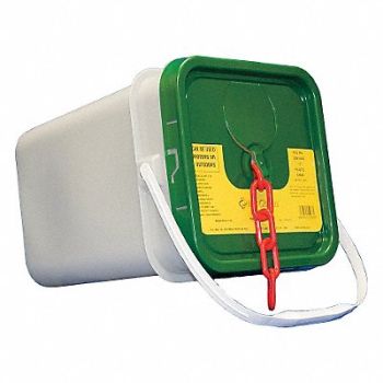 MR. CHAIN Plastic Chain 2In x 160 ft Red, 33HG11