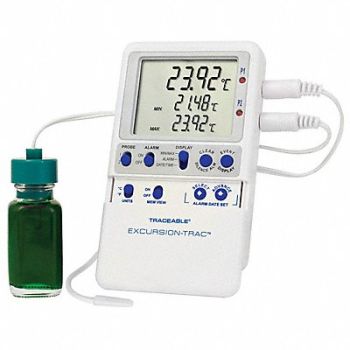 TRACEABLE Digital Therm Excursion-Trac Datalog, 33HP68