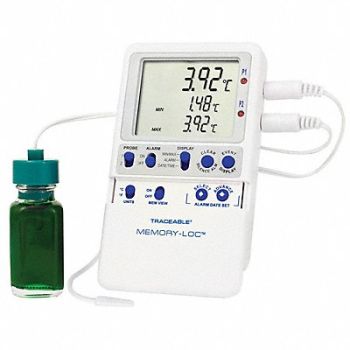 TRACEABLE Digital Therm Memory-Loc Datalogging, 33HP75