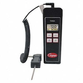 COOPER ATKINS Thermistor Thermometer Phone Plug, 33HP78