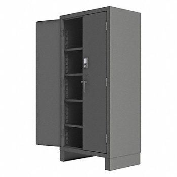 DURHAM MFG Storage Cabinet 78 x36 x24 Gray 4Shlv, 33HY48