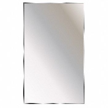 KETCHAM Washroom Mirror 16 in W 22 in H, 33HY66