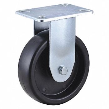 GRAINGER APPROVED NSF-Listed Plate Caster Rigid 350 lb., 33J005