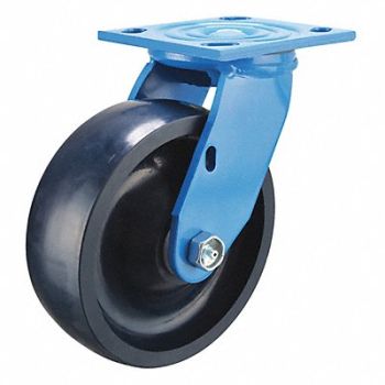GRAINGER APPROVED NSF-Listed Plate Caster Swivel 750 lb., 33J020