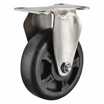 GRAINGER APPROVED NSF-Listed Plate Caster Rigid 275 lb., 33J046
