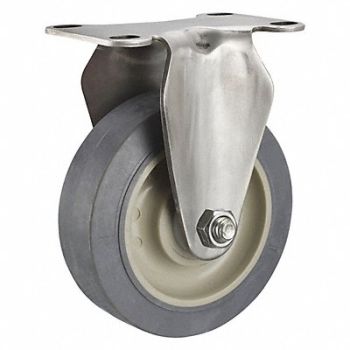 GRAINGER APPROVED NSF-Listed Plate Caster Rigid 325 lb., 33J064