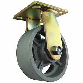 GRAINGER APPROVED Standard Plate Caster Rigid 1000 lb., 33J081