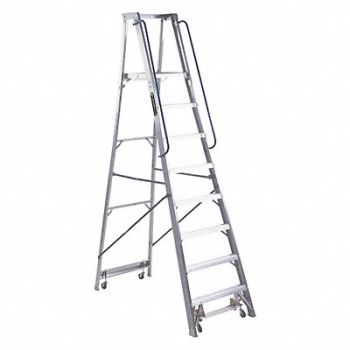 LOUISVILLE Platform Stepladder 7 ft 7 Alum IA, 33J696