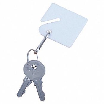 GRAINGER APPROVED Blank Key Tag Assorted PK50, 33J870