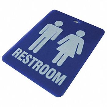 GRAINGER APPROVED Restroom Key Tag Combination, 33J895
