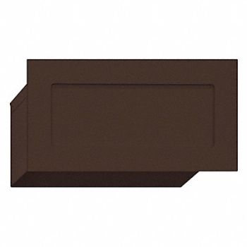 SALSBURY INDUSTRIES Mail Drop Door Bronze, 33KR77