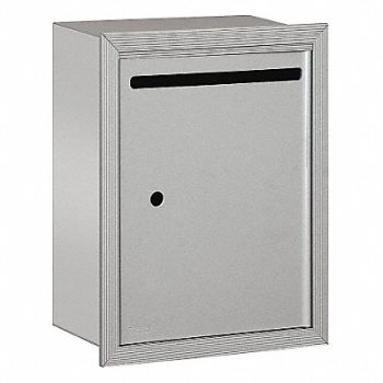 SALSBURY INDUSTRIES Letter Box Standard Recessed Aluminum, 33KT59
