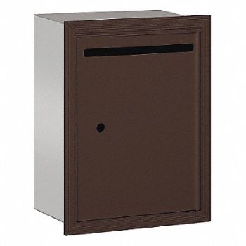 SALSBURY INDUSTRIES Letter Box Standard Recessed Bronze, 33KT63