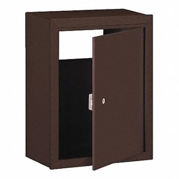 SALSBURY INDUSTRIES Receptacle Surface Mounting Bronze, 33KU28