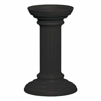 SALSBURY INDUSTRIES Cluster Box Unit Pedestal Black 17-3/4in, 33KW55