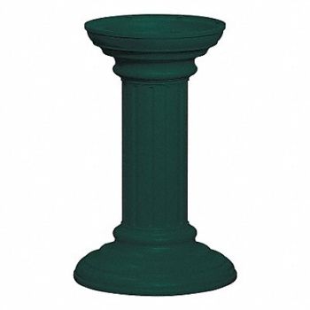 SALSBURY INDUSTRIES Cluster Box Unit Pedestal Green 17-3/4in, 33KW57
