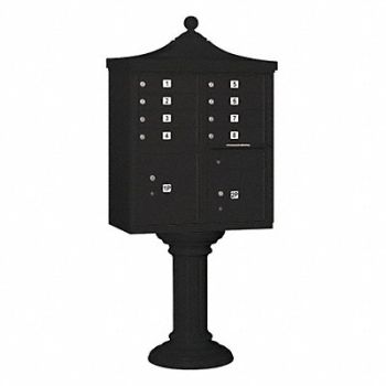SALSBURY INDUSTRIES Regency CBU USPS Access 8 Doors Black, 33MC16