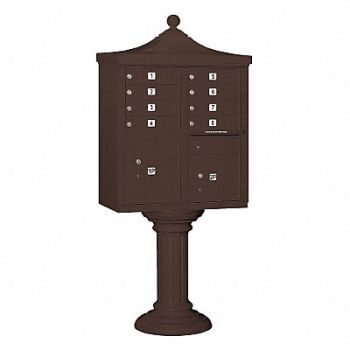 SALSBURY INDUSTRIES Regency CBU USPS Access 8 Doors Bronze, 33MC17