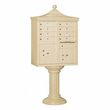 SALSBURY INDUSTRIES Regency CBU USPS Access 8 Doors Sand, 33MC19