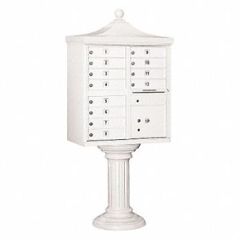 SALSBURY INDUSTRIES Regency CBU USPS Access 12 Doors White, 33MC59