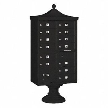 SALSBURY INDUSTRIES Regency CBU USPS Access 13 Doors Black, 33MC77