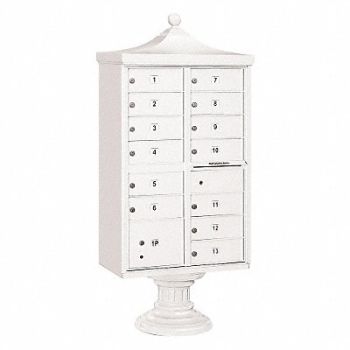 SALSBURY INDUSTRIES Regency CBU USPS Access 13 Doors White, 33MC81