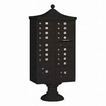 SALSBURY INDUSTRIES Regency CBU USPS Access 16 Doors Black, 33MD06