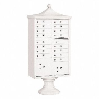 SALSBURY INDUSTRIES Regency CBU USPS Access 16 Doors White, 33MD10