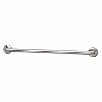 BRADLEY Grab Bar SS Textured 24 in L, 33MP38