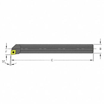 ULTRA-DEX USA Indexable Boring Bar 0.7600 HSS, 33NJ50
