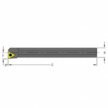 ULTRA-DEX USA Indexable Boring Bar 1.1850 HSS, 33MY29