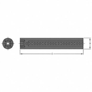 ULTRA-DEX USA Indexable Boring Bar 2.9000 HSS, 33MY77