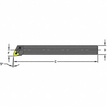 ULTRA-DEX USA Indexable Boring Bar 1.2000 HSS, 33MY45