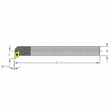 ULTRA-DEX USA Indexable Boring Bar 1.3100 Carbide, 33NE13