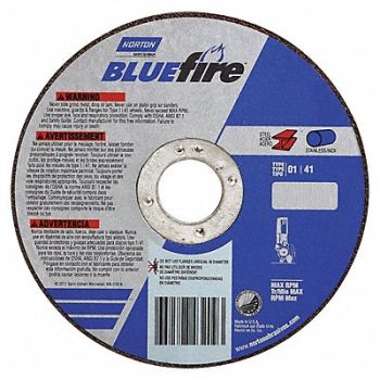 NORTON CutOff Wheel Blue Fire 6 x.045 x7/8, 33N334