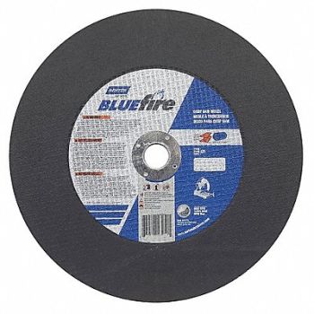 NORTON CutOff Wheel Blue Fire 4 x1/8 x3/8, 33N549