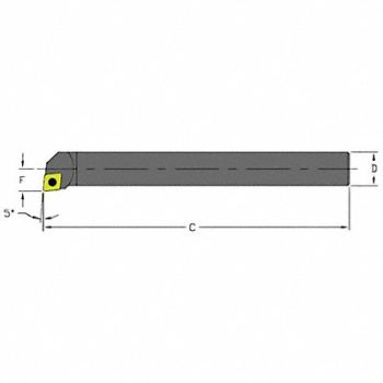 ULTRA-DEX USA Indexable Boring Bar 0.9300 HSS, 33NA40