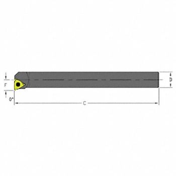 ULTRA-DEX USA Thread Turning Toolholder D12S LSER3, 33NA39