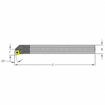 ULTRA-DEX USA Indexable Boring Bar 0.7600 Carbide, 33ND01