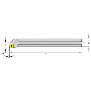 ULTRA-DEX USA Indexable Boring Bar 0.4100 Heavy Metal, 33NE53