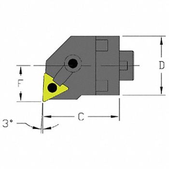 ULTRA-DEX USA Indexable Cutting Head TNMG 1.4700, 33NF79